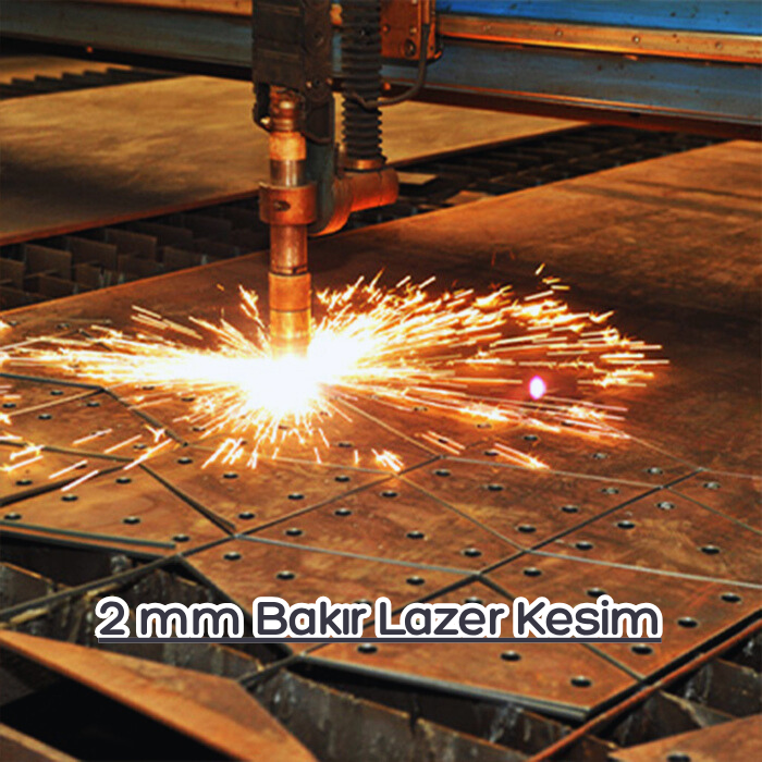 2mm Bakır Lazer Kesim